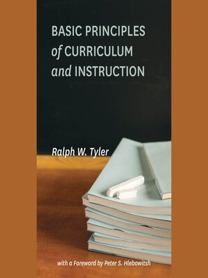 cover image of Basic Principles of Curriculum and Instruction